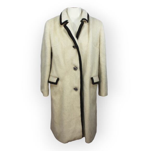 Vintage Miss Lodenfrey Coat Small/Medium Austrian Mohair Wool Ornate Buttons - Picture 2 of 16